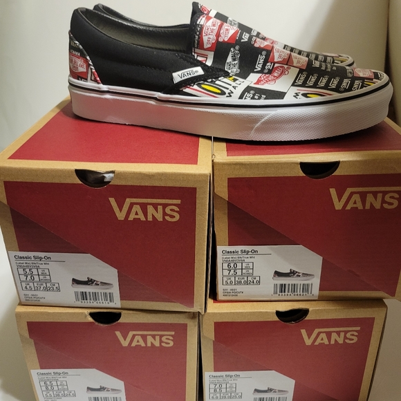 Vans Slip-On \'Label Mix\' Sneakers/Shoes Men\'s main image 4
